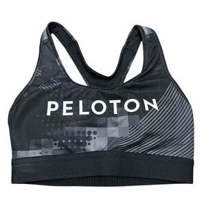 Adidas Peloton Sports Bra Black Digi Motion Heat Ready Size XS